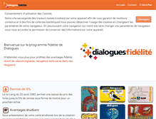 Tablet Screenshot of ma-carte-dialogues.fr
